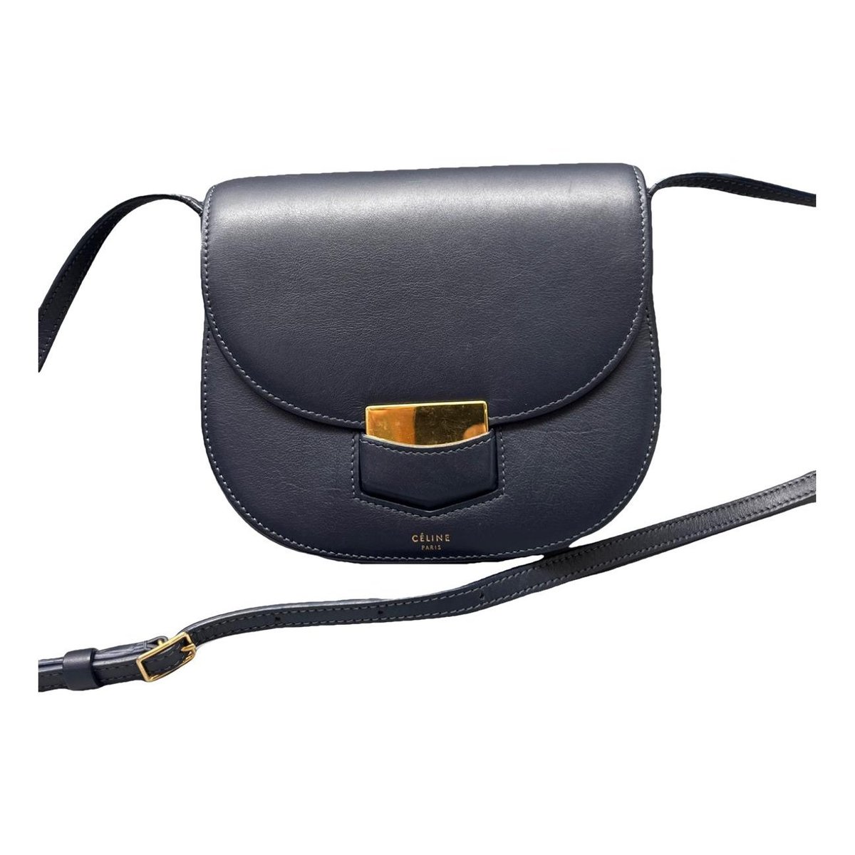 Trotteur leather crossbody bag
