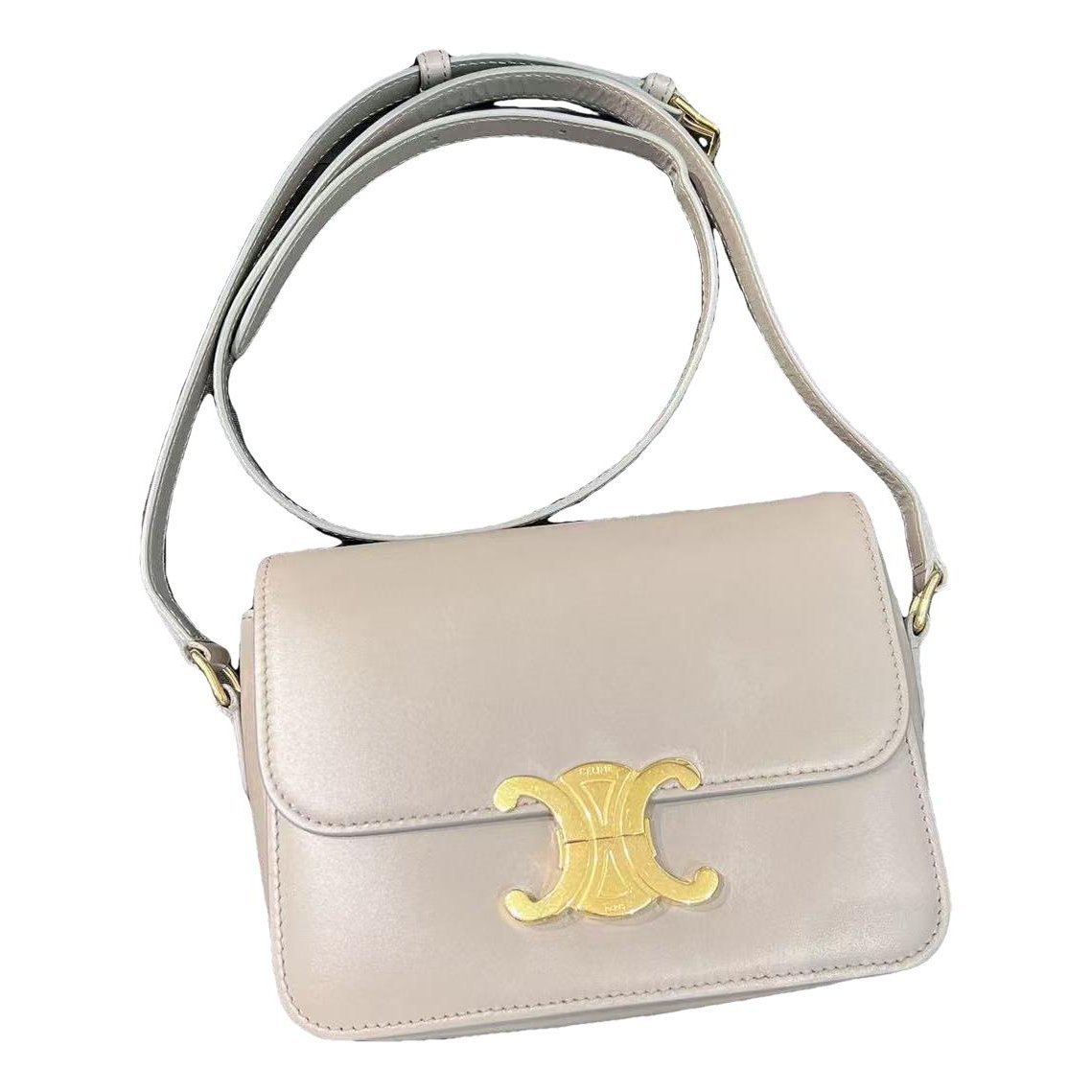 Triomphe leather handbag