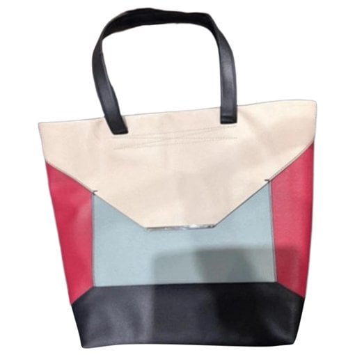 Enveloppe leather handbag