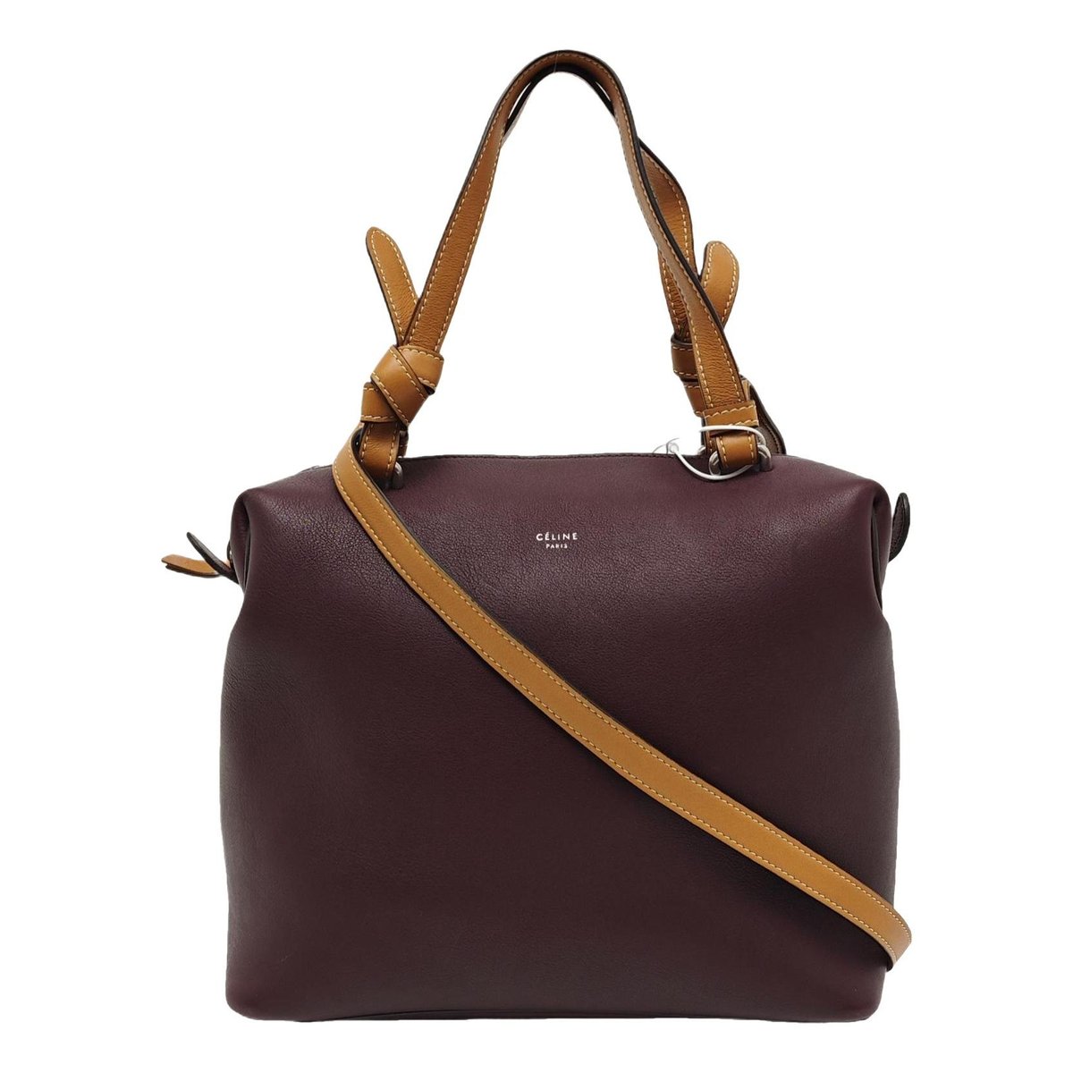 Soft Cube leather crossbody bag