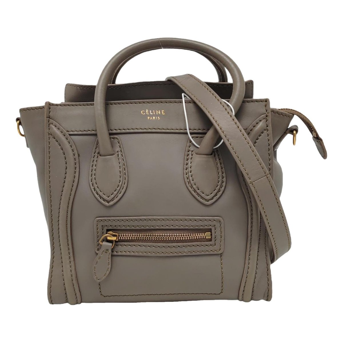 Nano Luggage leather handbag