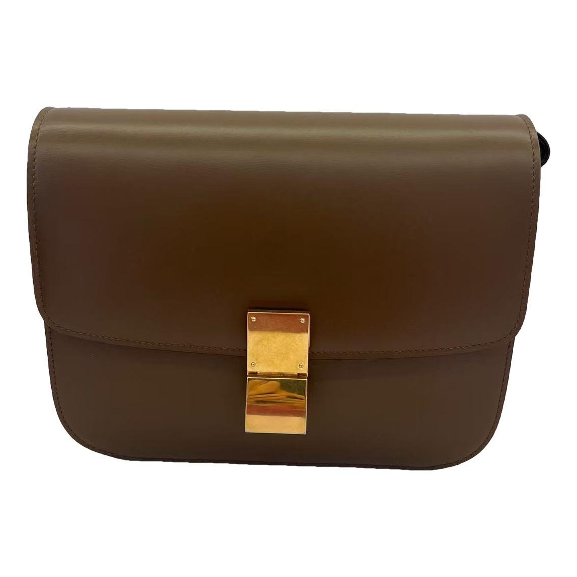 Classic leather crossbody bag