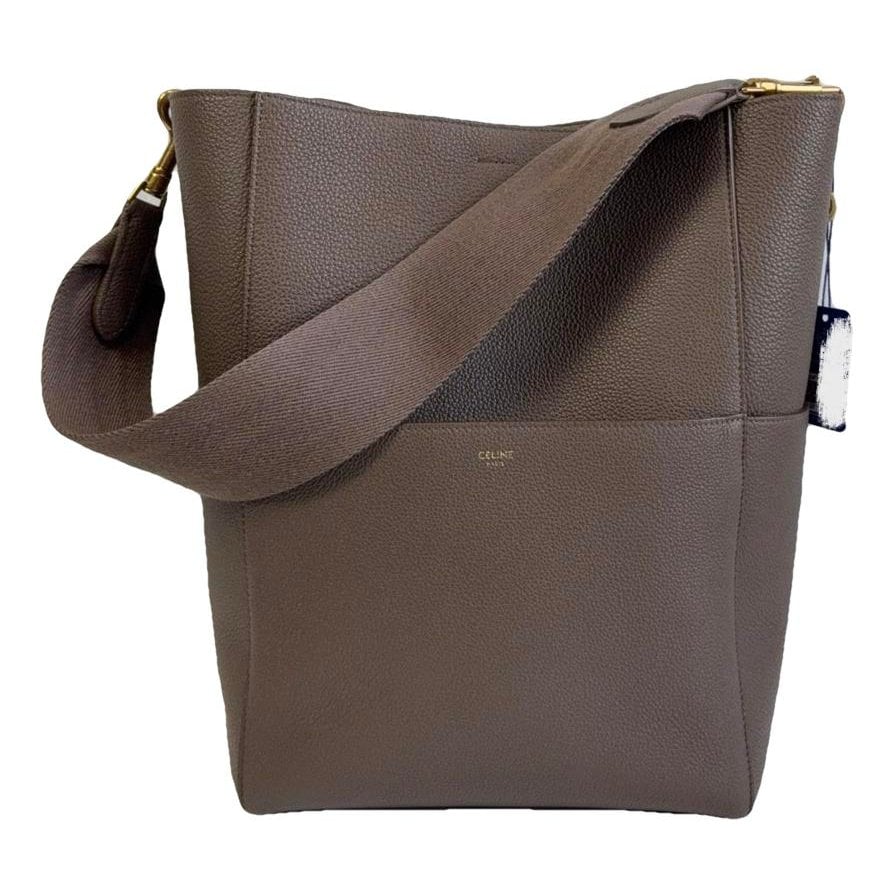 Seau Sangle leather tote