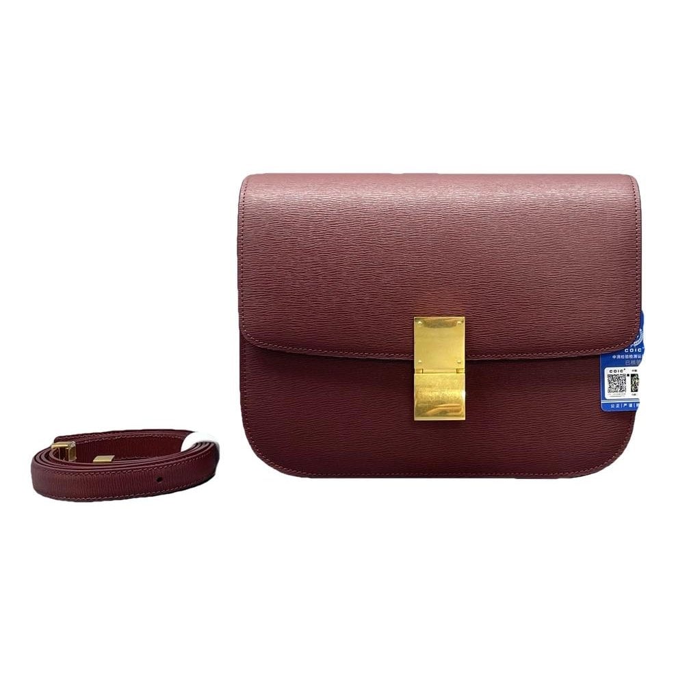 Classic leather handbag