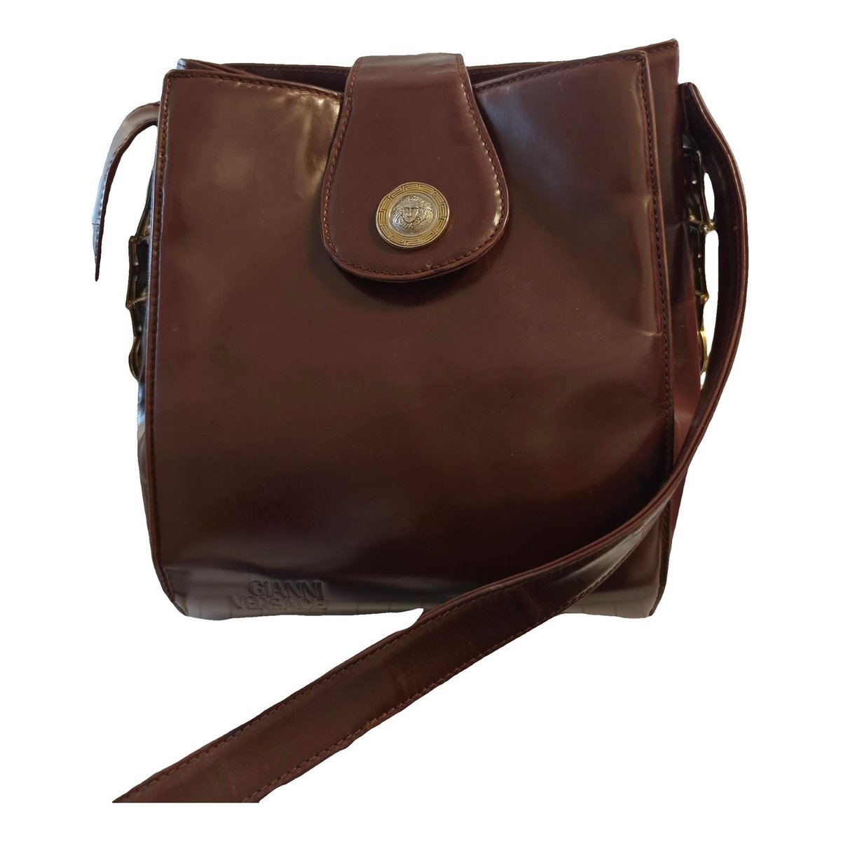 Leather crossbody bag