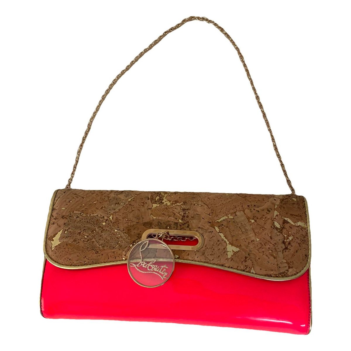 Riviera patent leather clutch bag