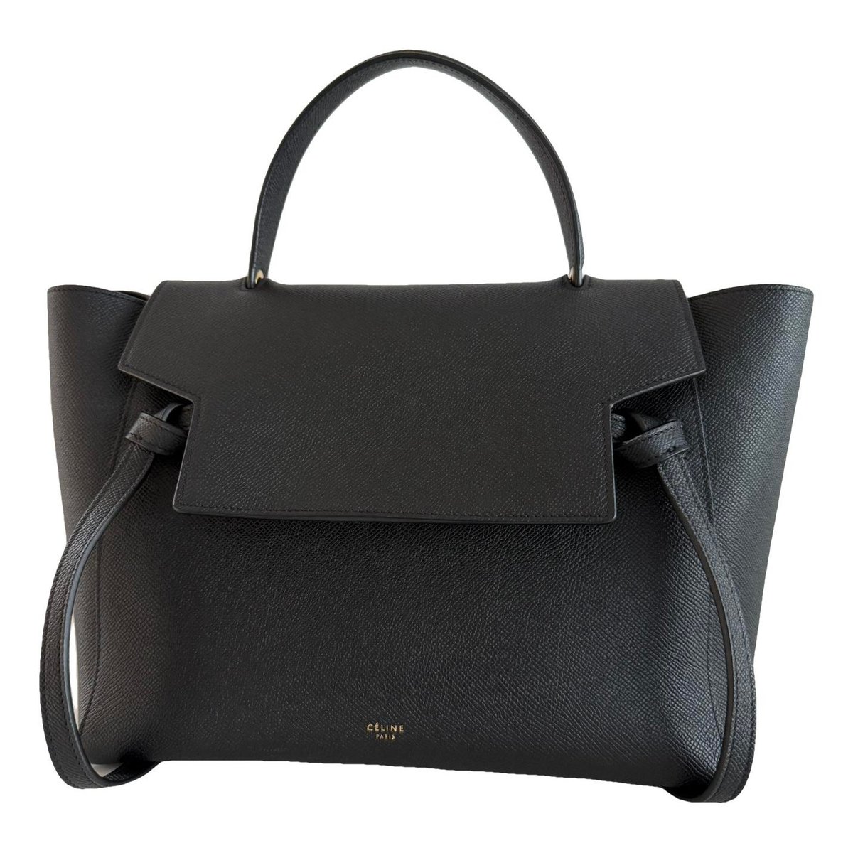 Belt leather handbag