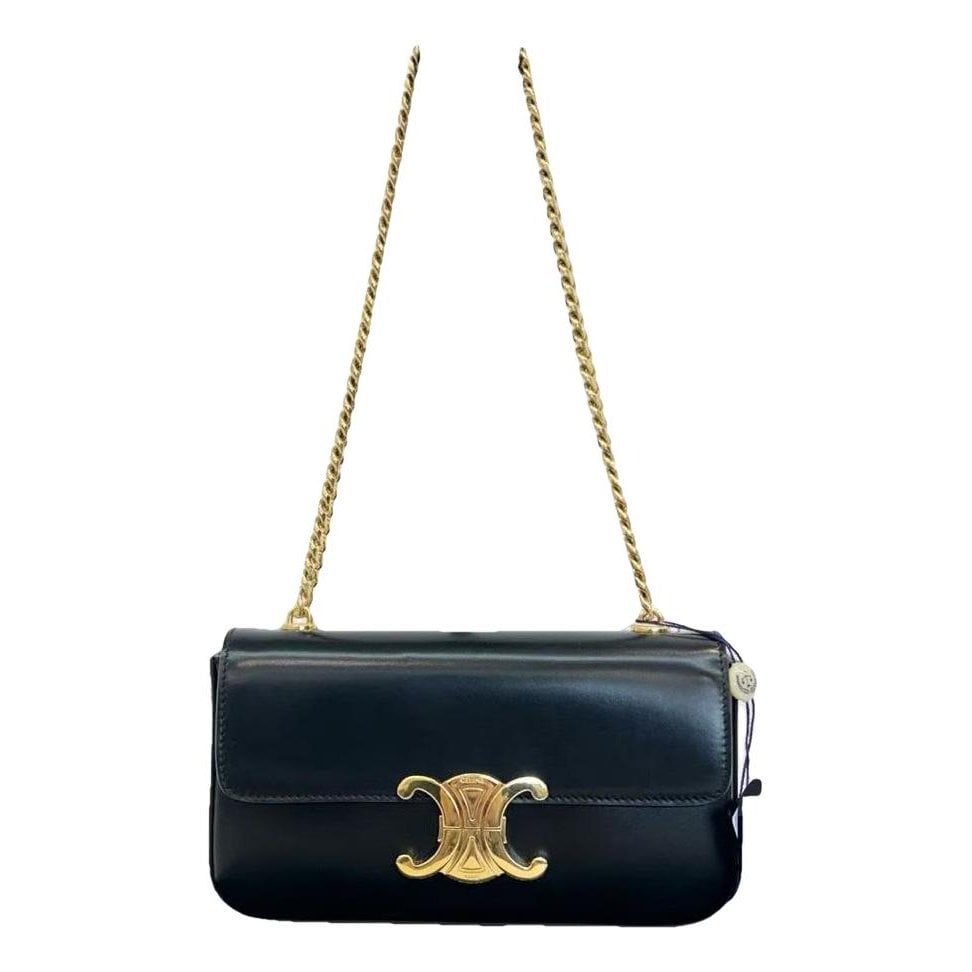 Triomphe leather handbag