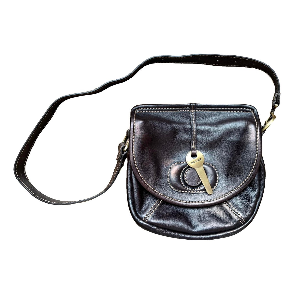 Leather crossbody bag