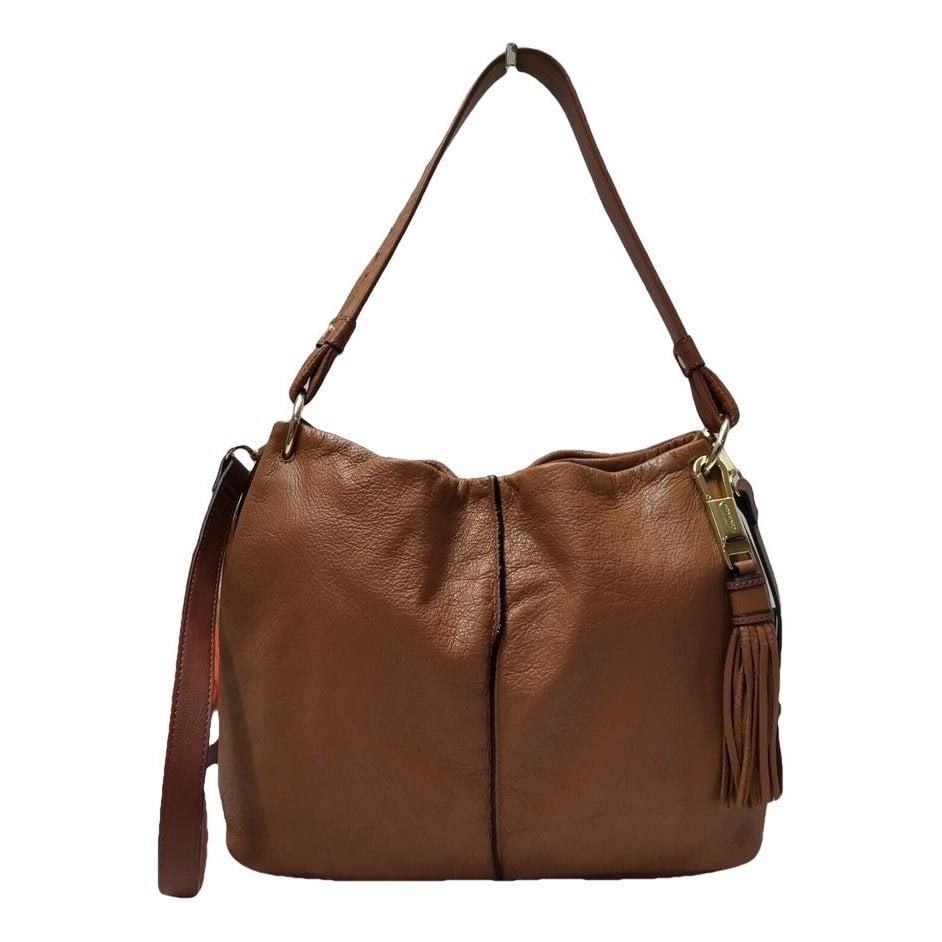 Leather crossbody bag