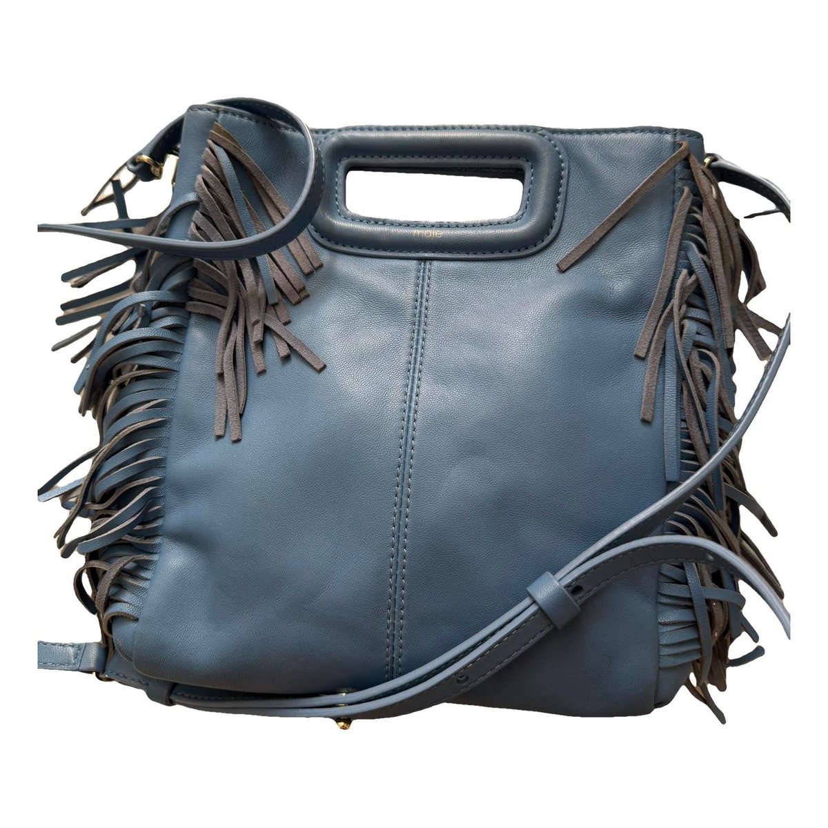 Sac M leather crossbody bag
