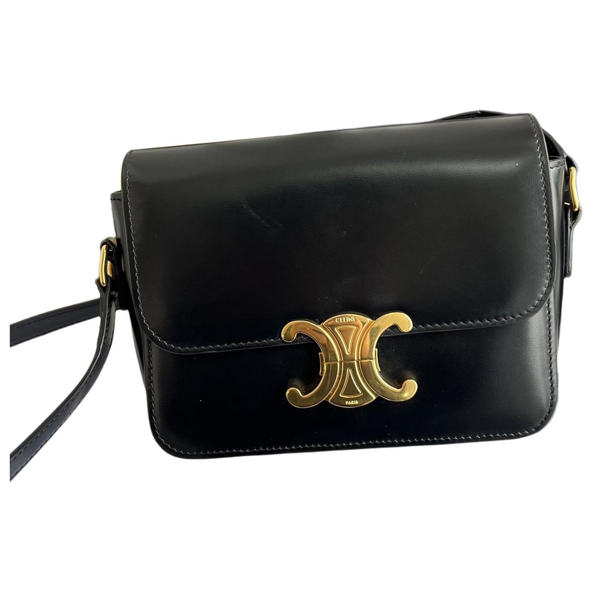 Triomphe leather handbag