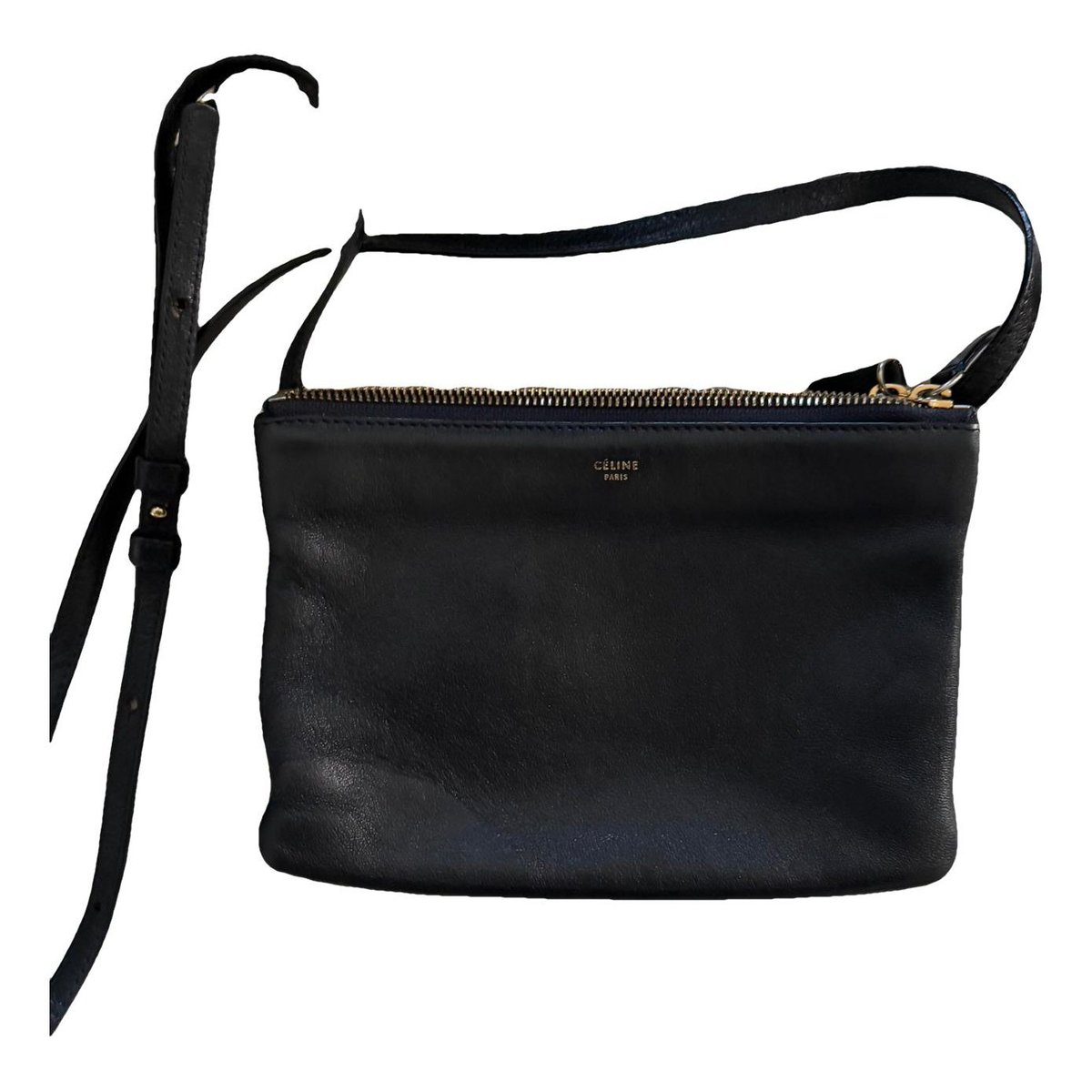 Trio leather crossbody bag