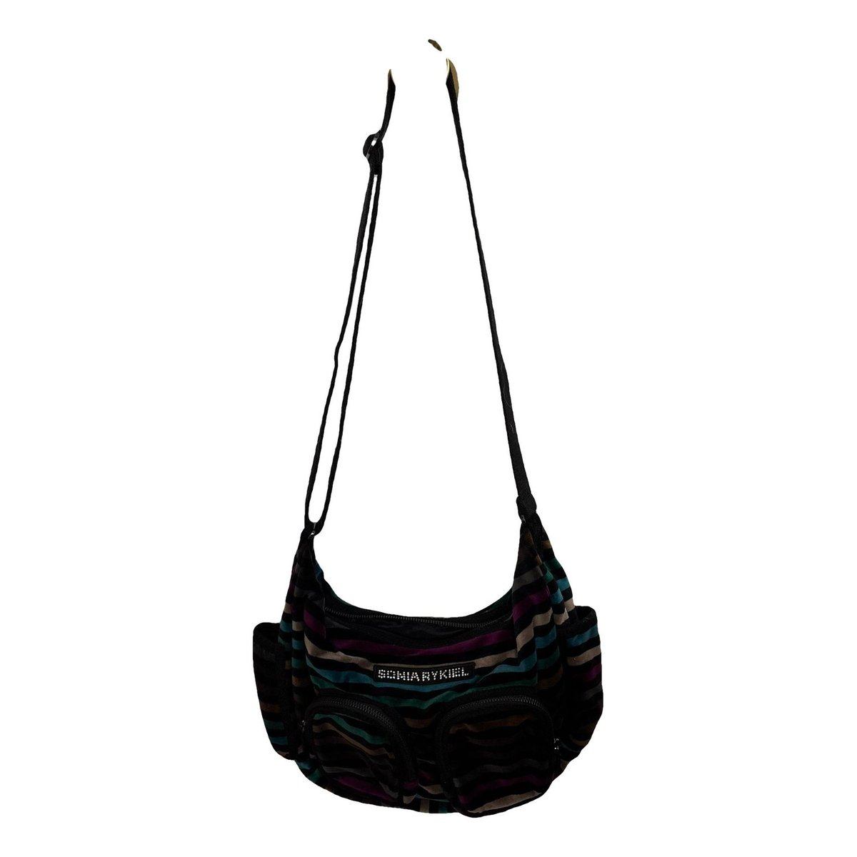 Velvet crossbody bag