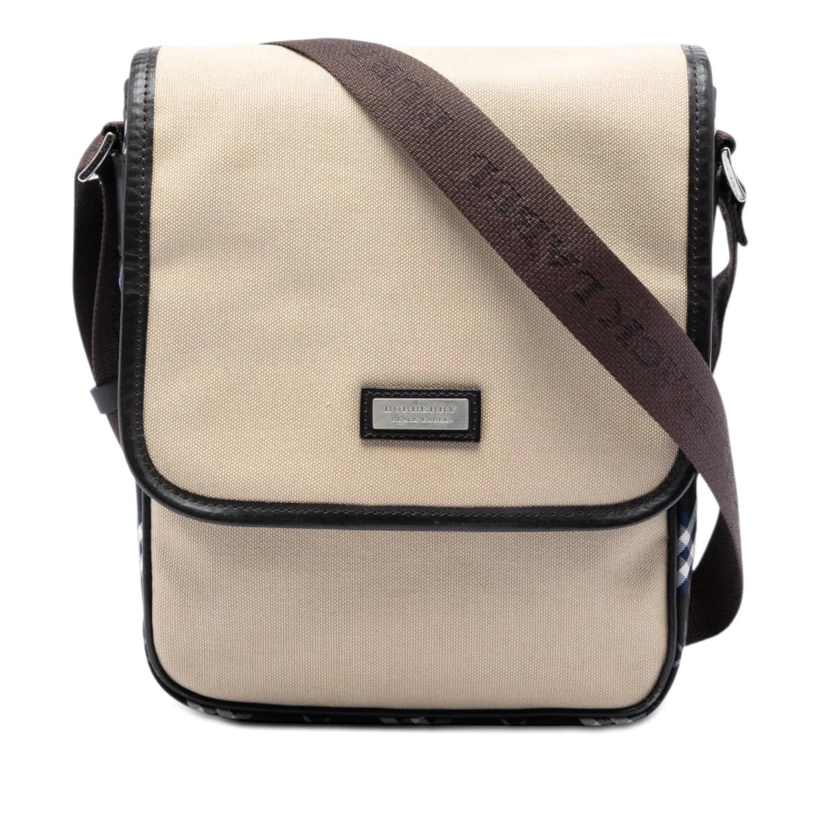 Pocket leather crossbody bag