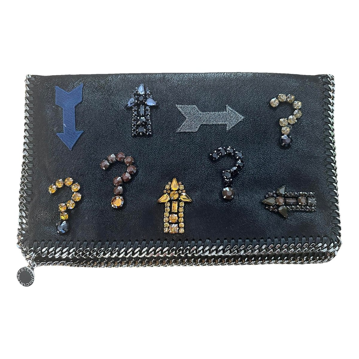 Falabella vegan leather clutch bag