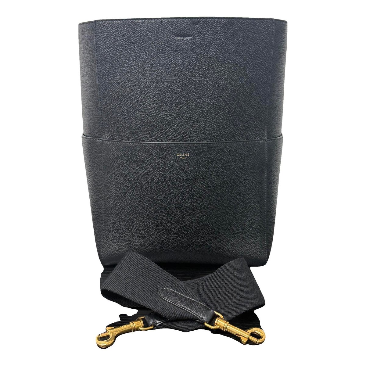 Seau Sangle leather handbag