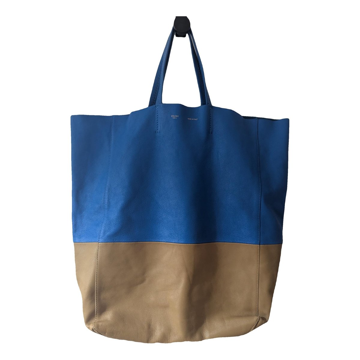 Cabas leather tote