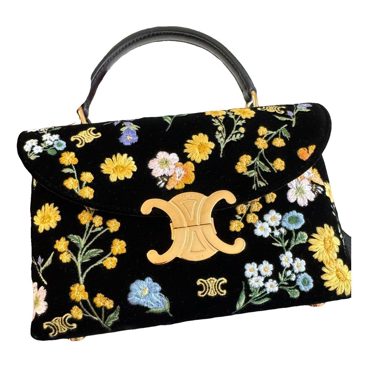 Nino velvet handbag