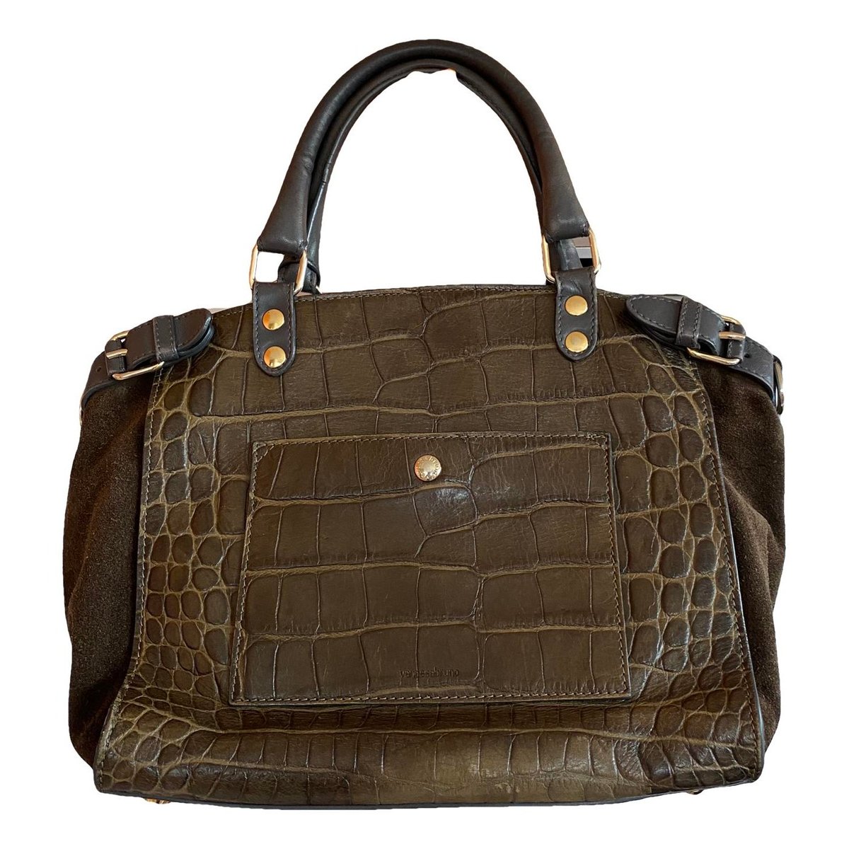 Lune leather handbag