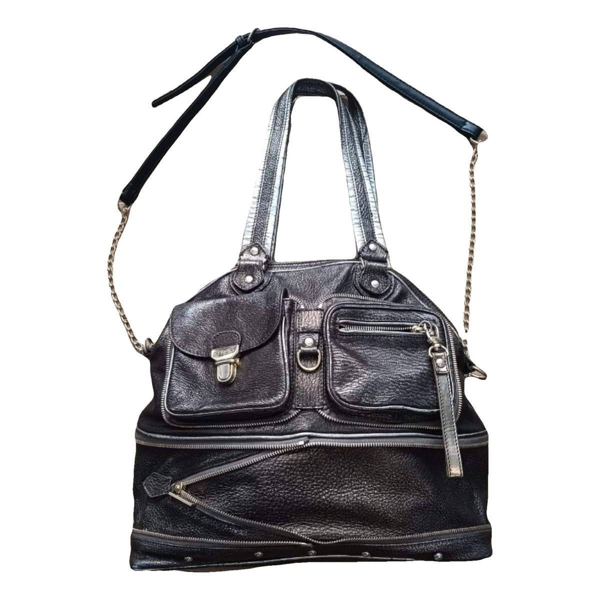 Leather handbag