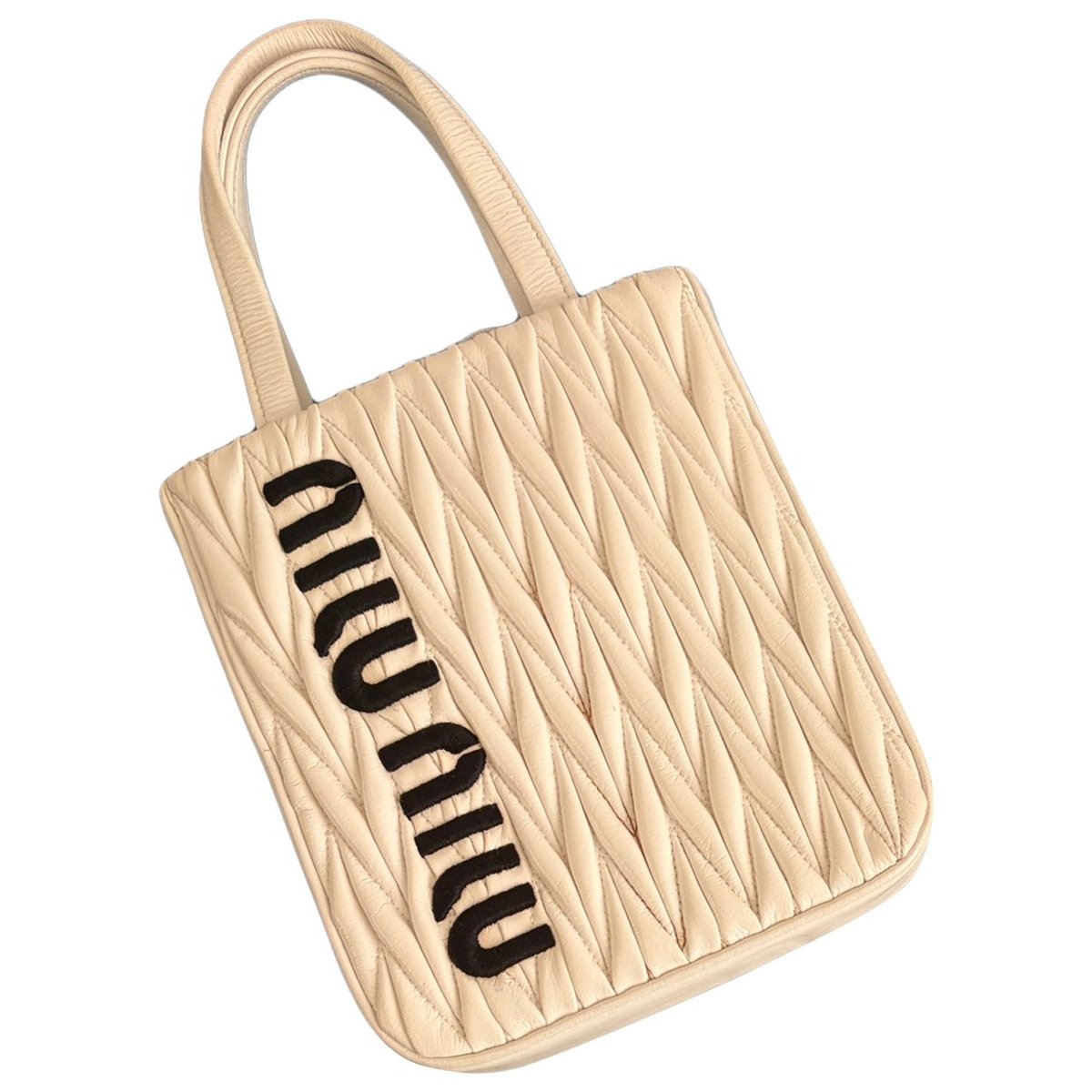 Miu Wander leather handbag