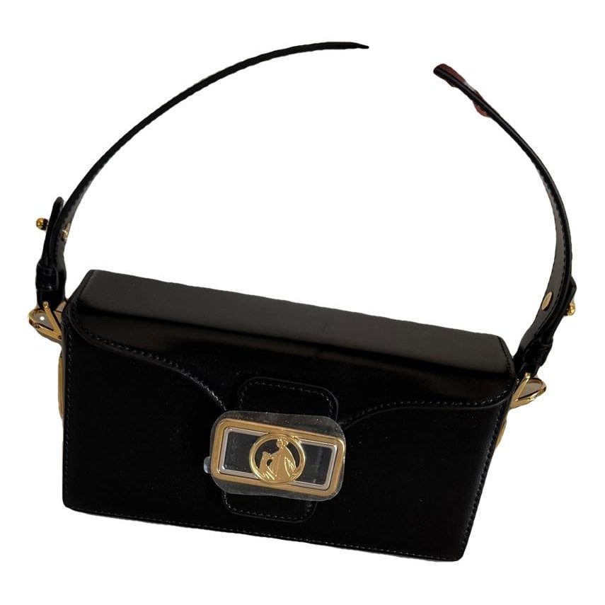 Pencil vegan leather clutch bag