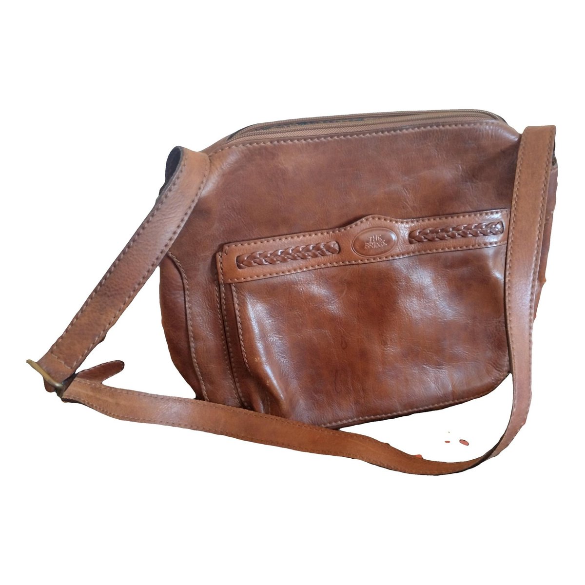 Leather crossbody bag