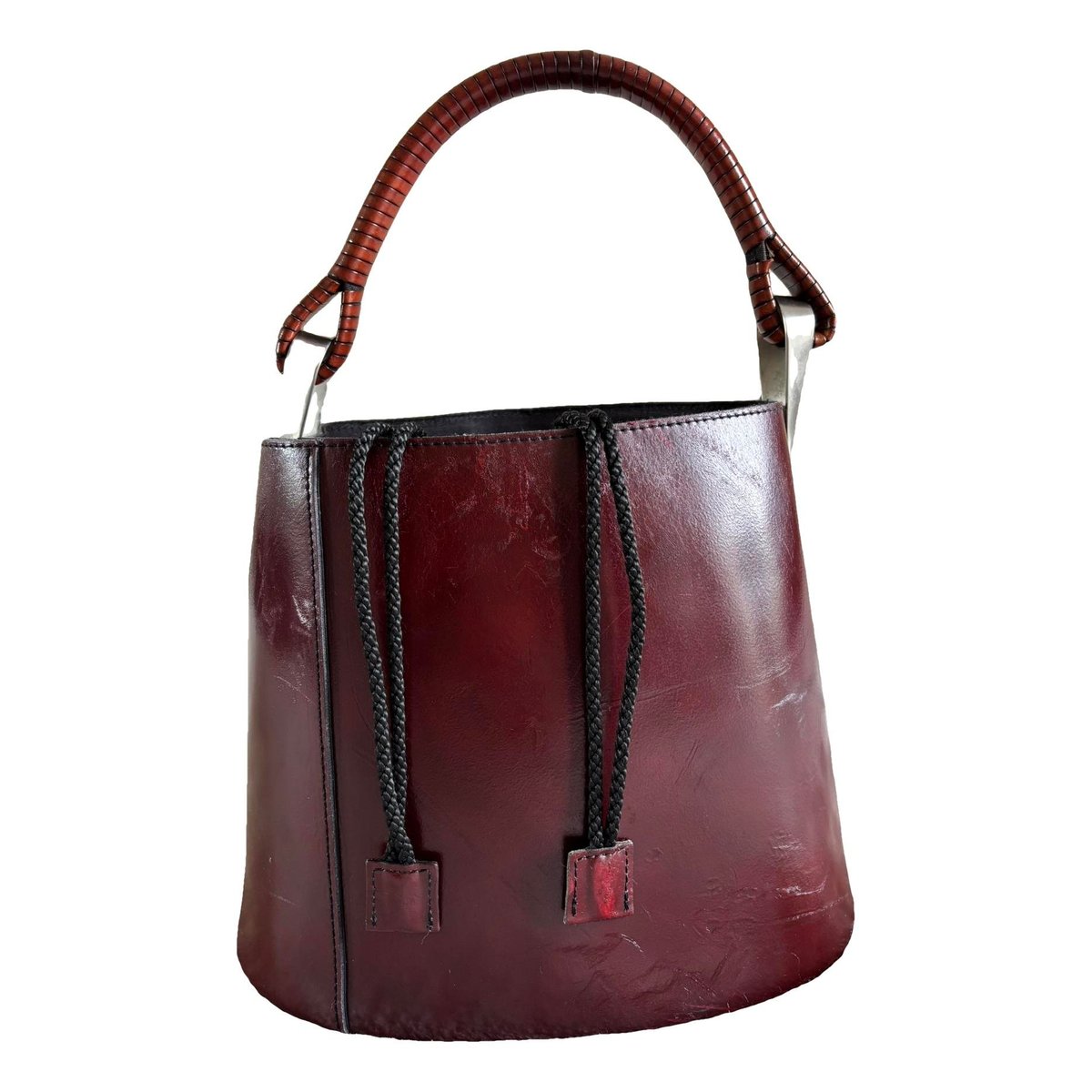 Pagodon leather handbag