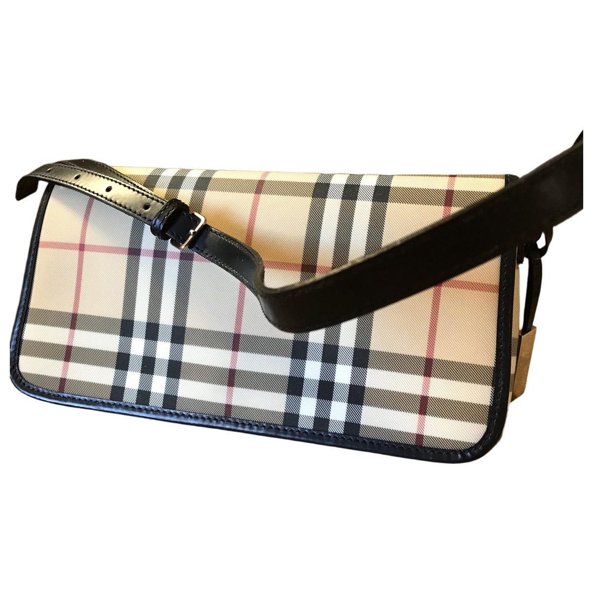 Snip leather handbag