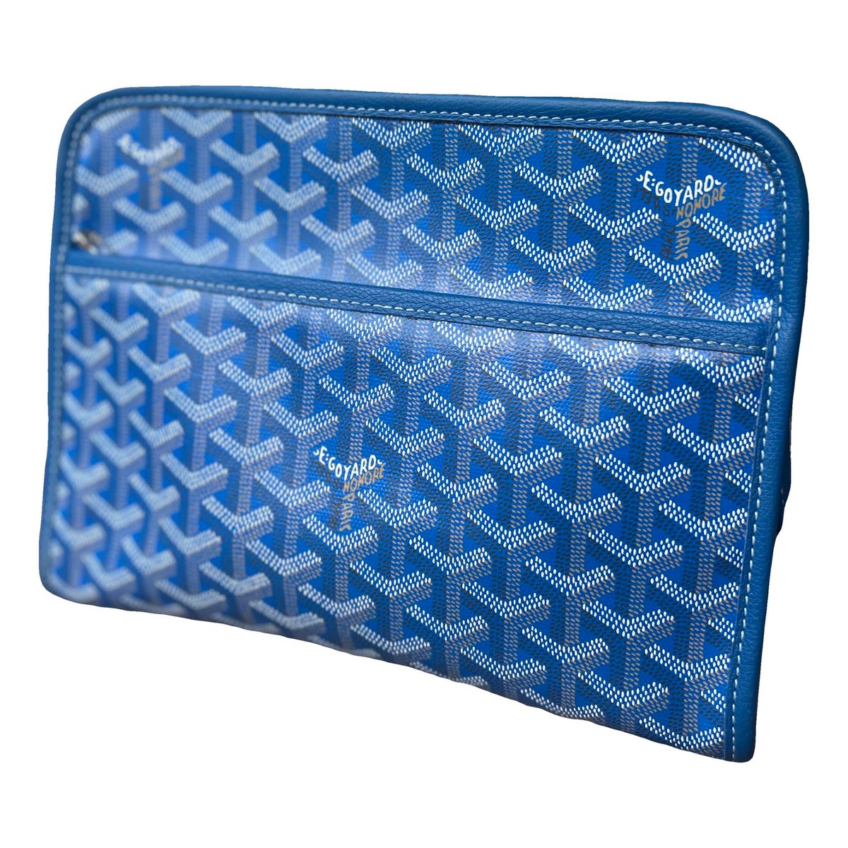 Jouvence leather clutch bag