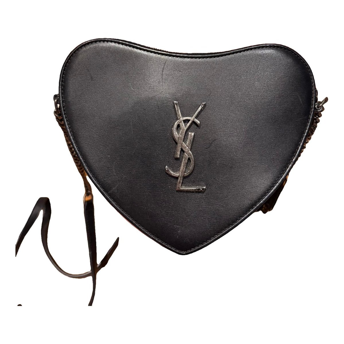 Boîte Love leather crossbody bag