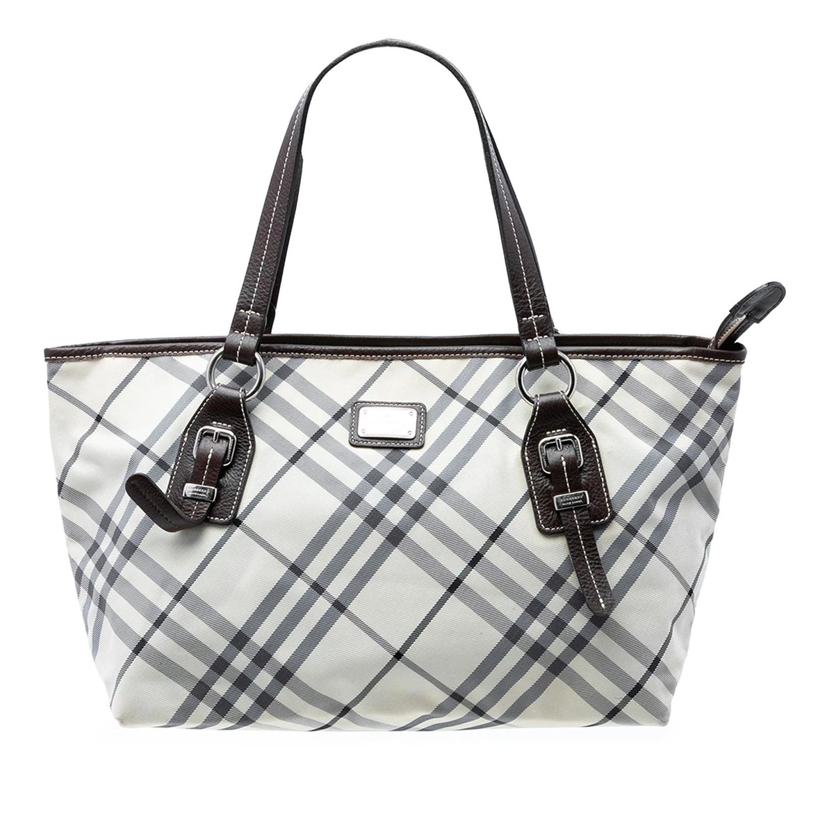 Pocket leather tote