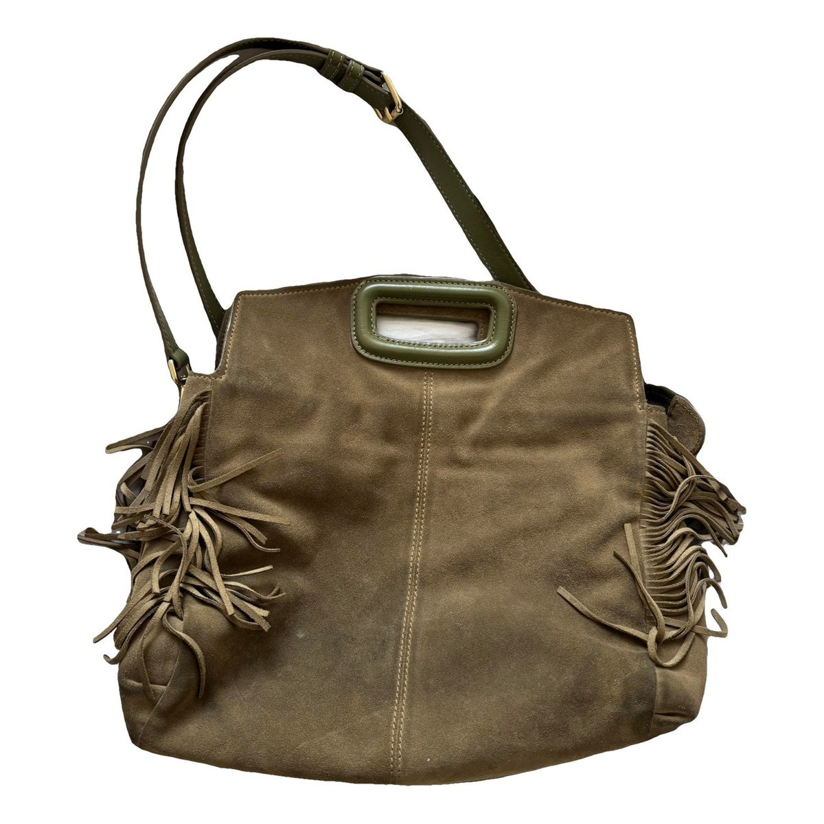 Sac M leather handbag