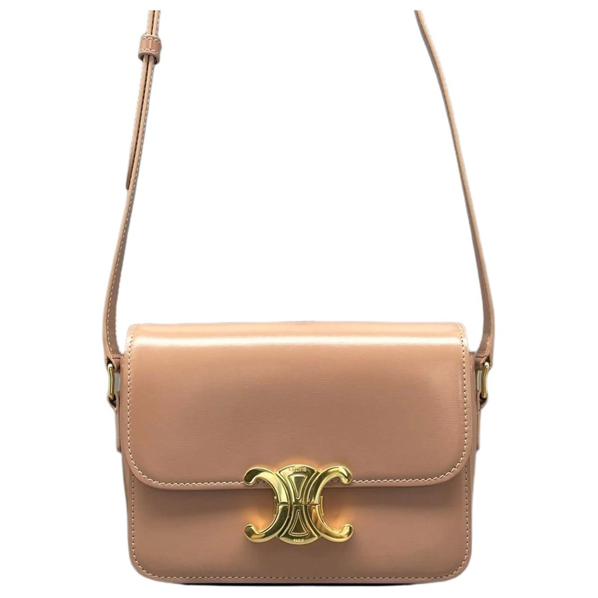 Triomphe leather handbag