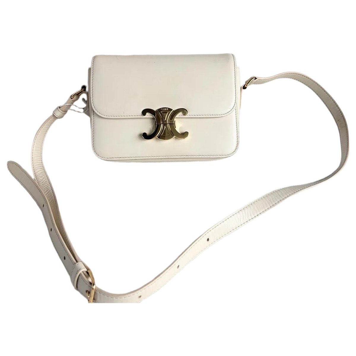 Triomphe leather crossbody bag