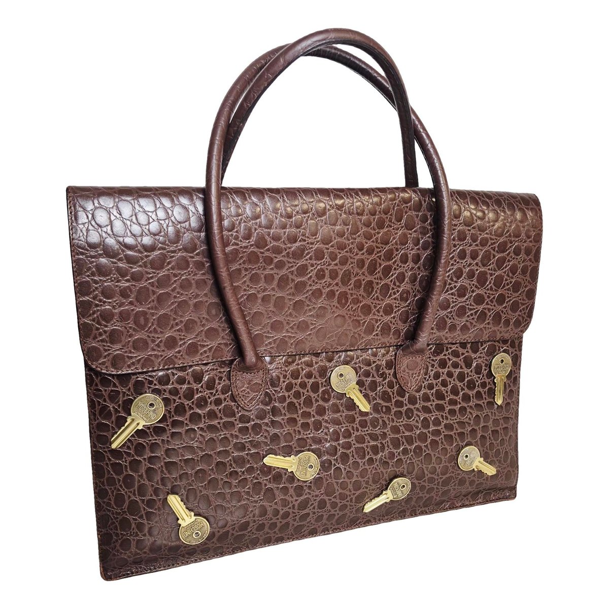 Leather tote