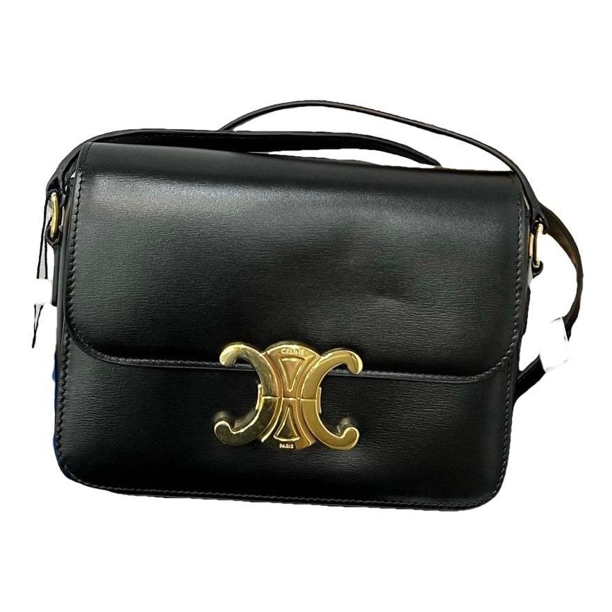 Triomphe leather handbag
