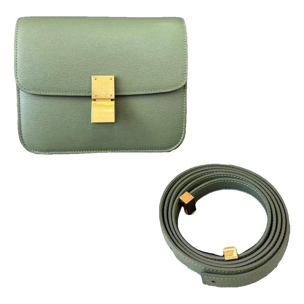 Classic leather crossbody bag