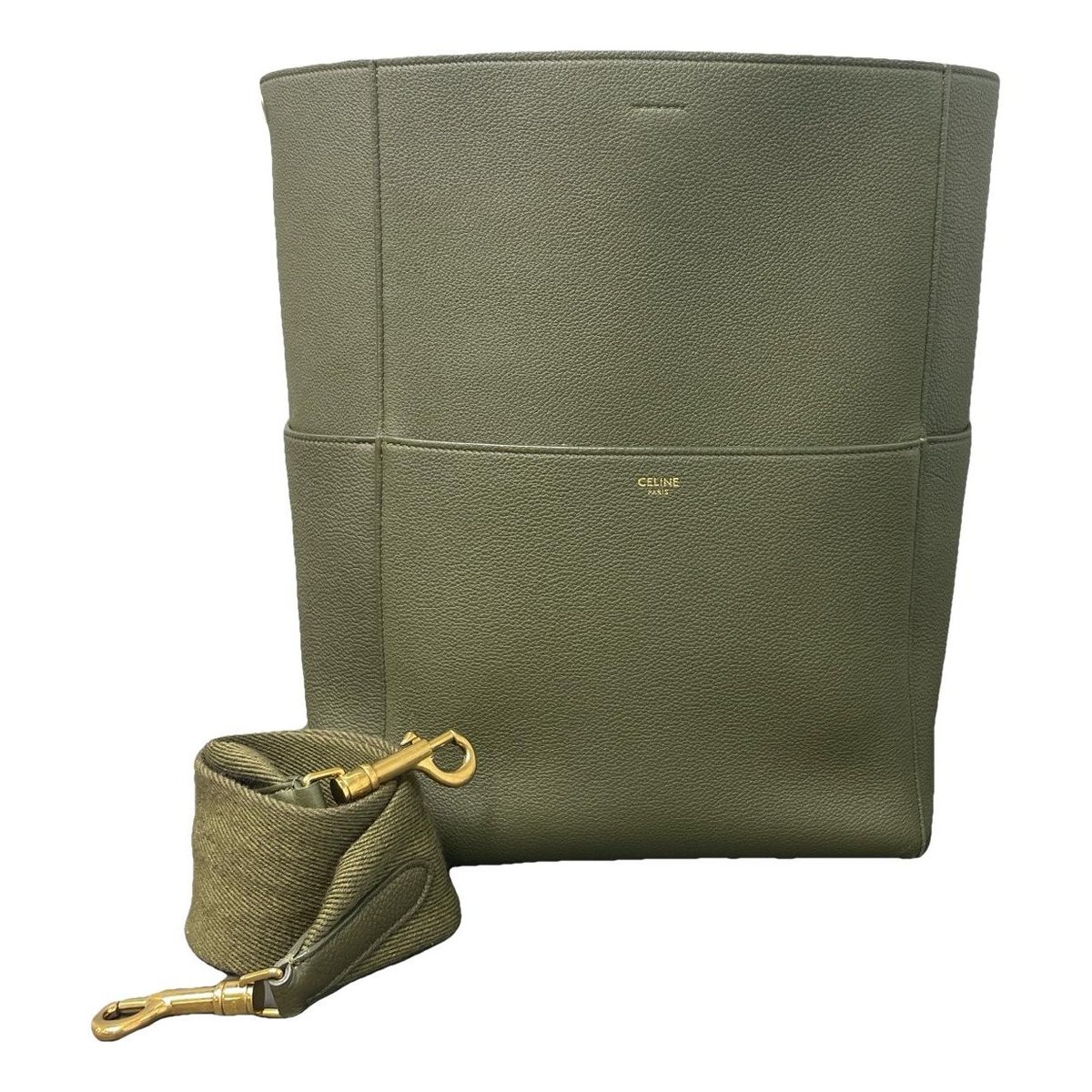 Seau Sangle leather handbag
