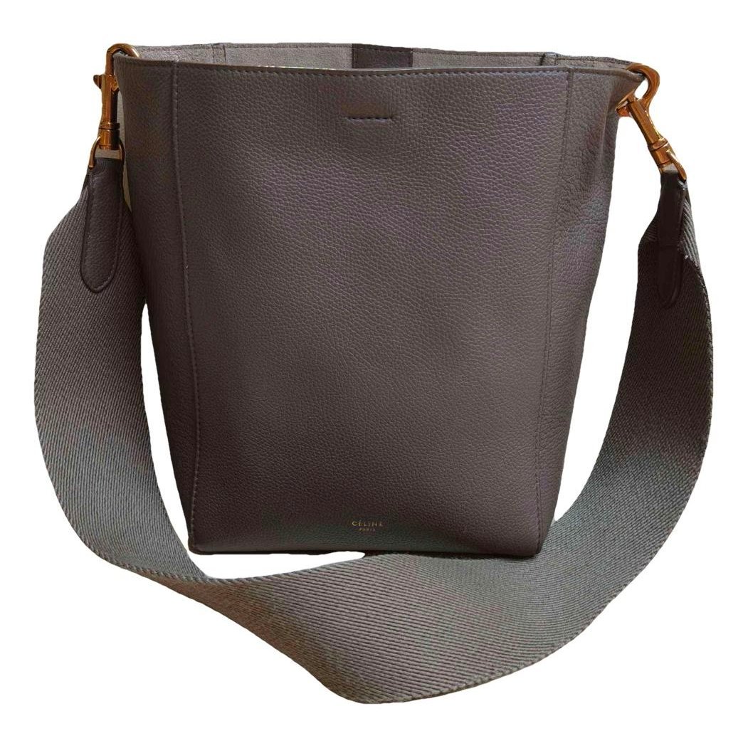 Seau Sangle leather tote