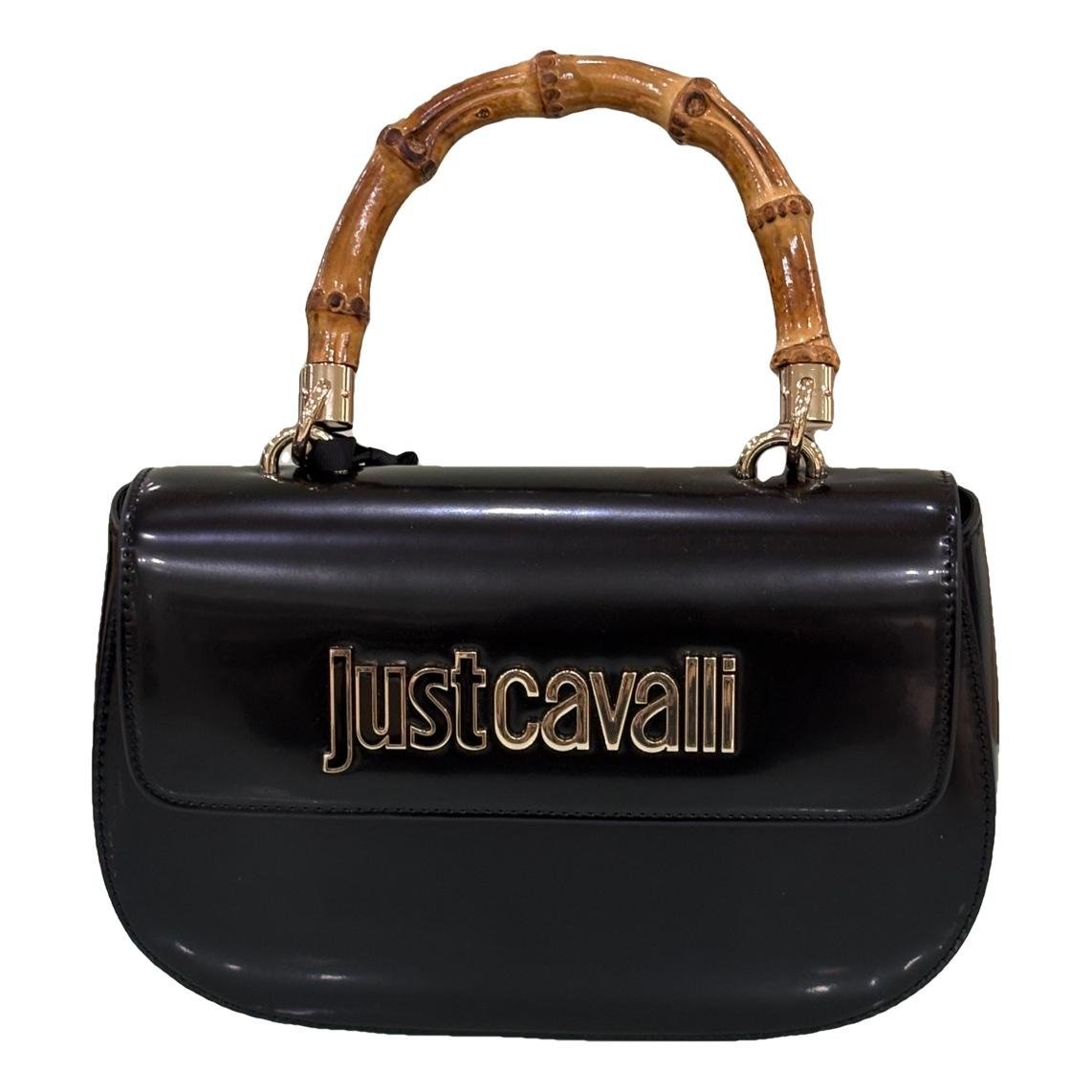 Patent leather handbag