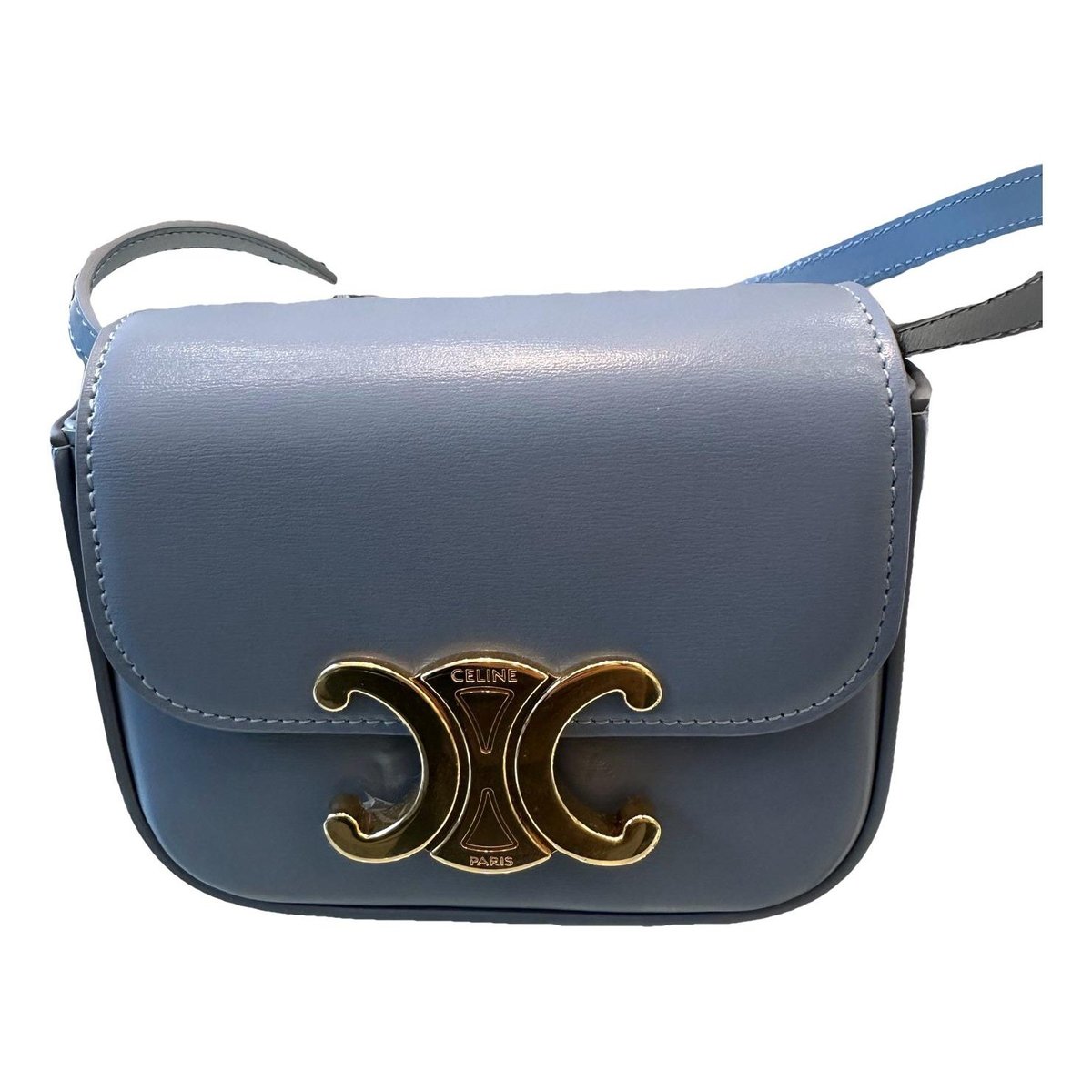 Triomphe leather handbag