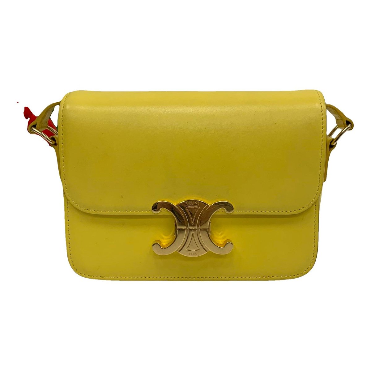 Triomphe leather handbag