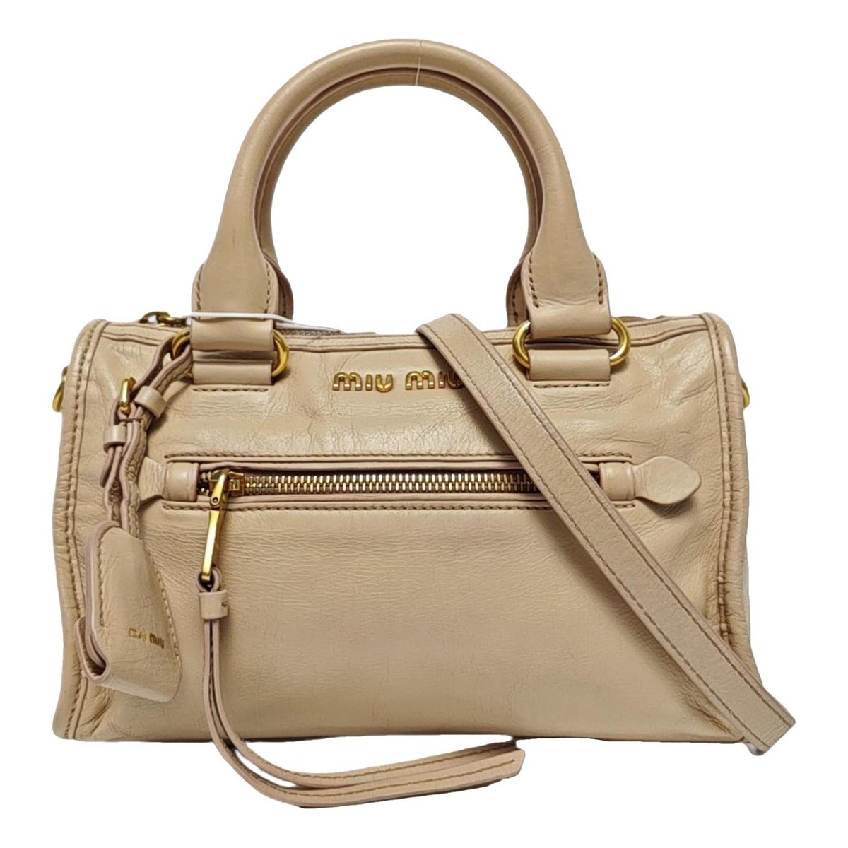 Vitello leather crossbody bag