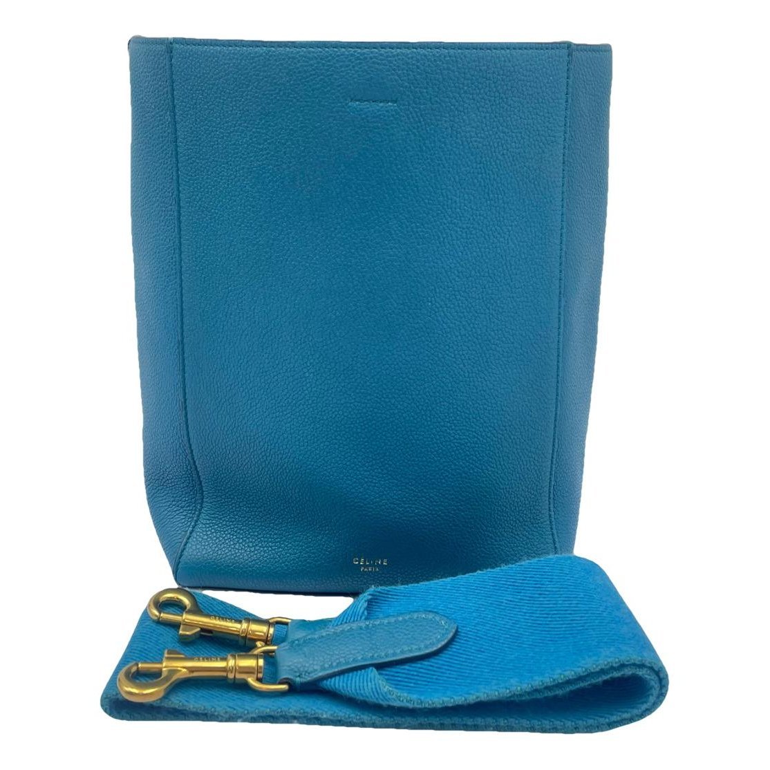Seau Sangle leather handbag