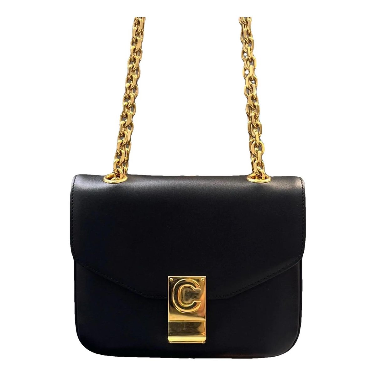 C bag leather crossbody bag