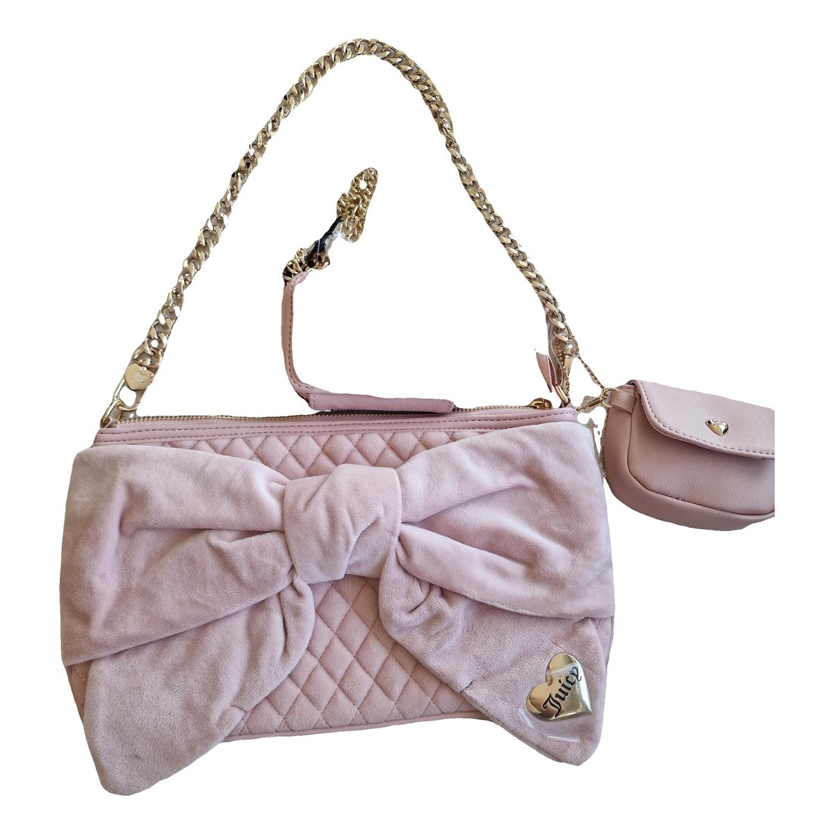 Velvet handbag