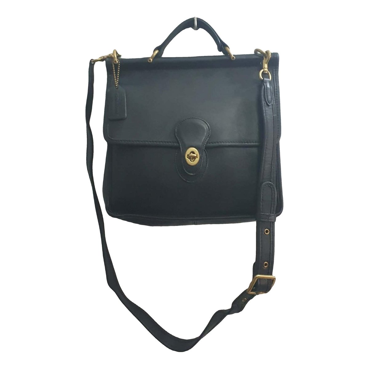 Signature Sufflette leather bag