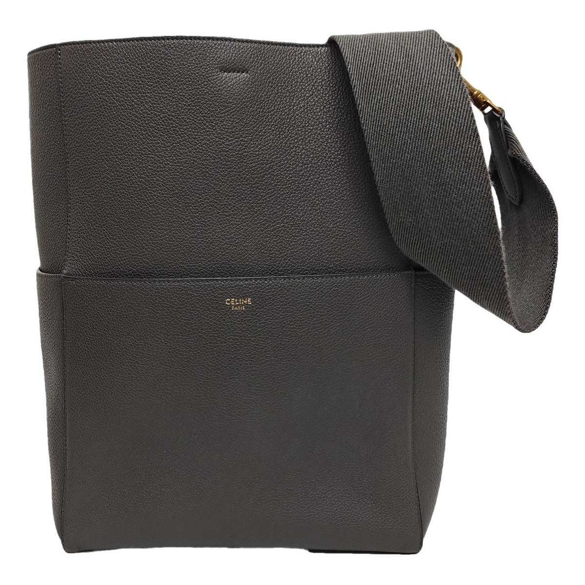Seau Sangle leather handbag